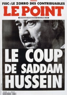 Front cover of Le Point, Febuary 1991. Artist: Unknown