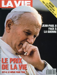 Front cover of La Vie, Febuary 1991. Artist: Unknown