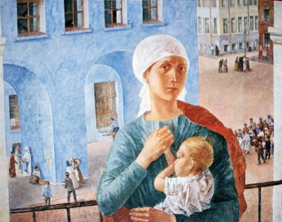 '1918 in Petrograd', 1920,  Artist: Kuz'ma Petrov-Vodkin