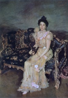 'Portrait of Sofia Mikhailovna Botkina', 1899.  Artist: Valentin Serov