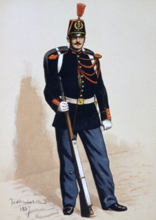 Republican Guard, 1871 (1887). Artist: A Lemercier