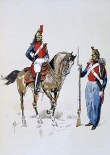 Paris Guard, 11 December 1852 - 10 September 1870 (1887). Artist: A Lemercier