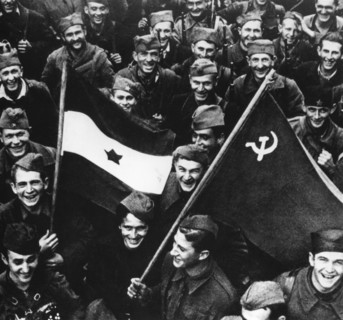 Liberation of Belgrade, October 1944. Artist: Unknown