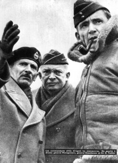 Allied commanders in France, 1944. Artist: Unknown
