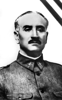 Gonzalo Quiepo de Llano, Nationalist general in the Spanish Civil War. Artist: Unknown