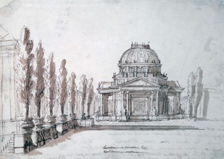 'Temple of Apollo', for the opera Achille and Polyxene, c1687. Artist: Jean Berain