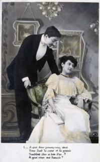 French romantic postcard, c1900. Artist: Unknown
