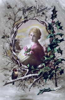 'Happy New Year', French postcard, c1900. Artist: Unknown