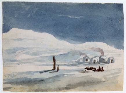 'Igloos and Eskimos', 1820-1876. Artist: George Sand