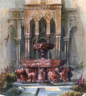 'Mauresque Fountain', 1820-1876. Artist: George Sand