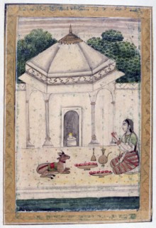 Bhairavi Ragini, Ragamala Album, School of Rajasthan, 19th century. Artist: Unknown