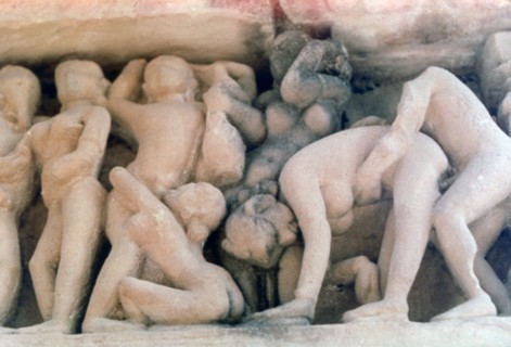 Erotic Sculpture, Khajuraho, India. c950-1050. (20th century). Artist: Unknown