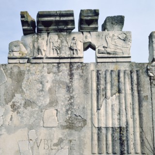 Monument to Cartilius Poplicola, Ostie, Rome.  Artist: Lorenzini