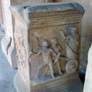 Roman marble carving. Artist: Unknown