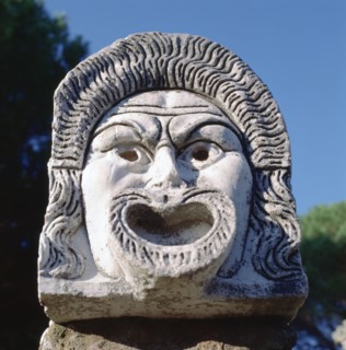Roman amphitheatre carving. Artist: Unknown