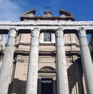 The Temple of Antoninus and Faustina, Rome. Artist: Unknown