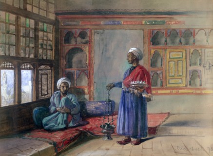 'Apartment in the House of the Sheikh Sadat, Cairo', 1873. Artist: Frank Dillon