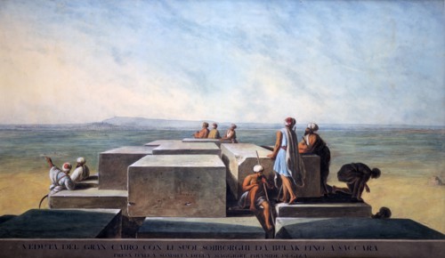 'Top of the First Pyramid of Gizah', 1794. Artist: Thomas Milton