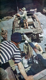 German weapons and ammunition arrive in North Africa, 1942. Artist: Unknown