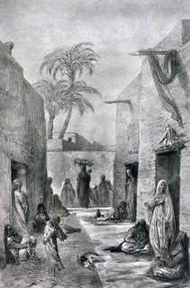 'A Street of Almees' (Egyptian dancing girls), Egypt, 1872. Artist: Alfred-Henri Darjou