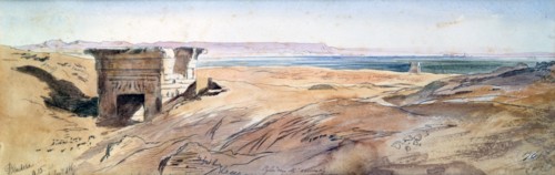 'Dendera', 1867. Artist: Edward Lear
