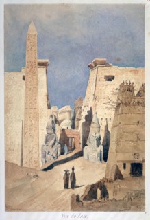 'Louxor', from the front, 19th century. Artist: FH Naudin