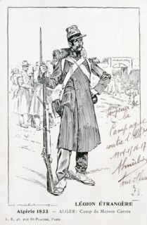 The French Foreign Legion, Maison Carrée, Algeria, 1833, (20th century). Artist: Unknown