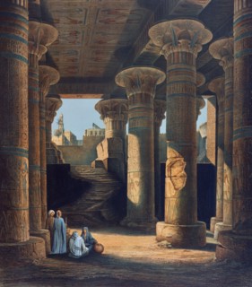 'The Temple of Esneh', 19th century. Artist: E Weidenbach