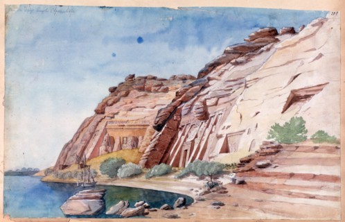 'Abu Simbel', Egypt, 19th century. Artist: Nestor l'Hote