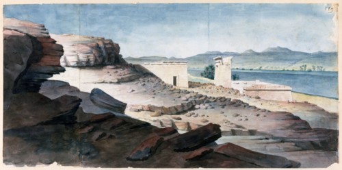 'The Temple of Amada in Nubia', 19th century. Artist: Nestor l'Hote