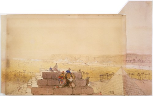 'Pyramids', 19th century. Artist: David Roberts