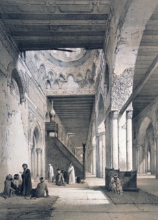 'Mosque of Ahmed Ibn Touloun', 19th century. Artist: Emile Prisse D'Avennes
