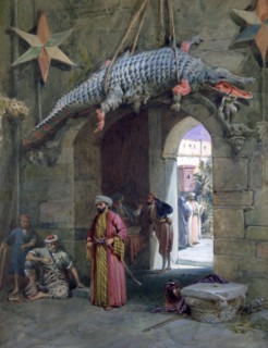 'A Doorway in Cairo', 1884. Artist: William Simpson