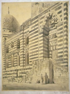 'Mosque of Ashraff', 19th century. Artist: Richard Phene Spiers