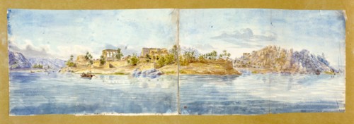 'Landscape, Egypt', c19th Century. Artist: John Gardner Wilkinson