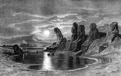 'Sekhets with the Moonlight, Egypt', 1877. Artist: Ernest Heyn