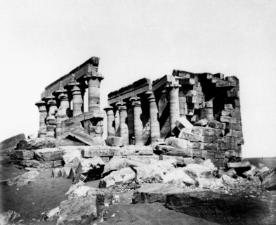 'Temple of Maharrakah, Nubia, Egypt', c19th Century. Artist: Unknown