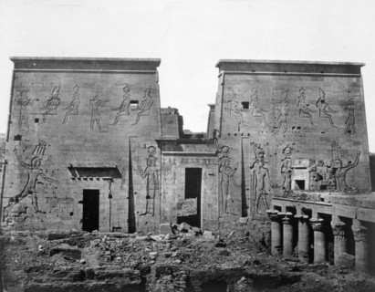 Temple of Philae, Nubia, Egypt, 1852. Artist: Maxime du Camp
