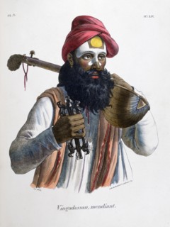 'Beggar', 1828.  Artist: Marlet et Cie