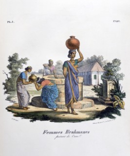 'Brahmin Woman Collecting Water', 1828. Artist: Marlet et Cie