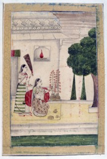 Gunakali Ragini, Ragamala Album, School of Rajasthan, 19th century. Artist: Unknown