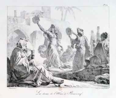 'The Dance of the Alme, Beni Souef', Egypt, 1819. Artist: G Engelmann