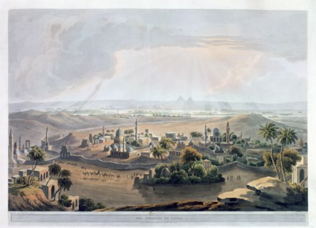 'The Pyramids at Cairo', 1809. Artist: Rawle