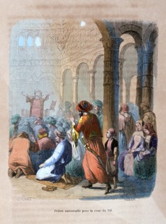 'Universal Prayer for the Flooding of the Nile', Egypt, c1847. Artist: Jean Adolphe Beauce