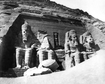 The Temple of Abu Simbel, Nubia, Egypt, 1878. Artist: Felix Bonfils