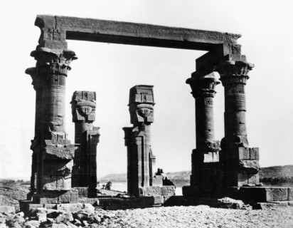 Kiosk of Qertassi, Nubia, Egypt, 1878. Artist: Felix Bonfils
