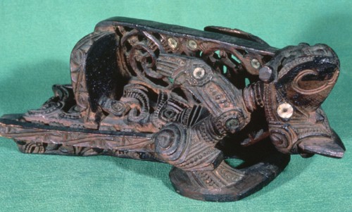 Maori canoe prow, New Zealand. Artist: Unknown