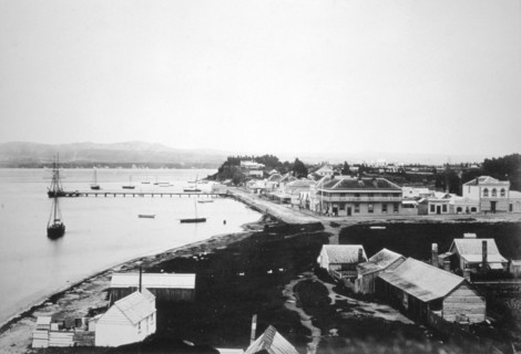 Tauranga, Bay of Plenty, North Island, New Zealand, 1875. Artist: Unknown