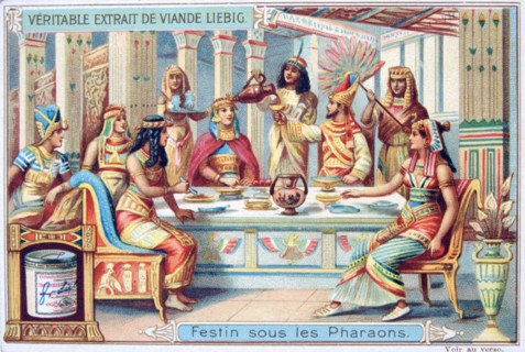 Feast at the time of the Pharaohs, Ancient Egypt, c1900. Artist: Unknown