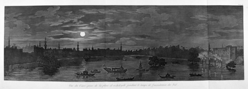 'A View of Cairo, During the Flood', c1808.  Artist: Baltard